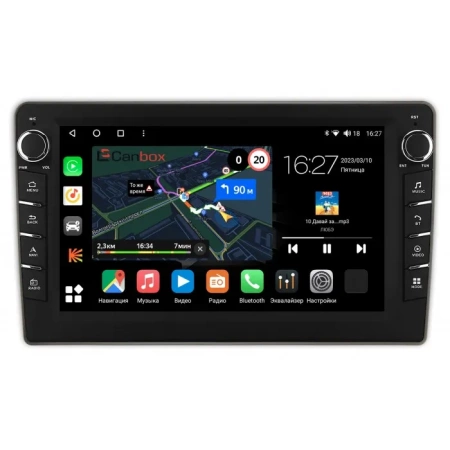 Штатная магнитола Canbox M-Line 7835-10-344 для Nissan X-Trail (T30) 2000-2007 на Android 10 (4G-SIM, 2/32, DSP, QLed) С крутилками