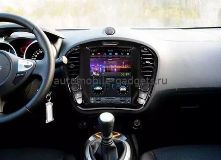 Carmedia ZF-1165-Q6 ("Тесла-стиль") штатная магнитола для Nissan Juke 2010+, Infiniti ESQ 2014+ на Android 11 с 8GB, DSP, 4G
