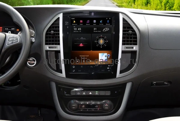 Carmedia ZF-1078-Q6 ("Тесла-стиль") Штатная магнитола для Mercedes-Benz Vito 2014+ на Android 11 c 8GB, DSP, 4G