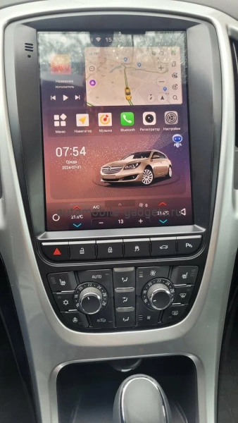 Штатное головное устройство Opel Astra J 2009-2018 Canbox M-Line (Tesla style) 9.7 дюймов 2/32 5620-1312-9 на Android 10 (4G-SIM, DSP, QLed)