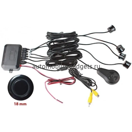 Canbox ops-18-4 Цифровой парктроник (4 датчика, 18мм) для подключения к  Android магнитоле