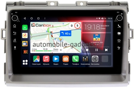 Toyota Estima 3 2006-2016, Previa 3 (XR50) 2006-2019 Canbox M-Line 7801-9093 на Android 10 (4G-SIM, 2/32, DSP, IPS) С крутилками (серая)