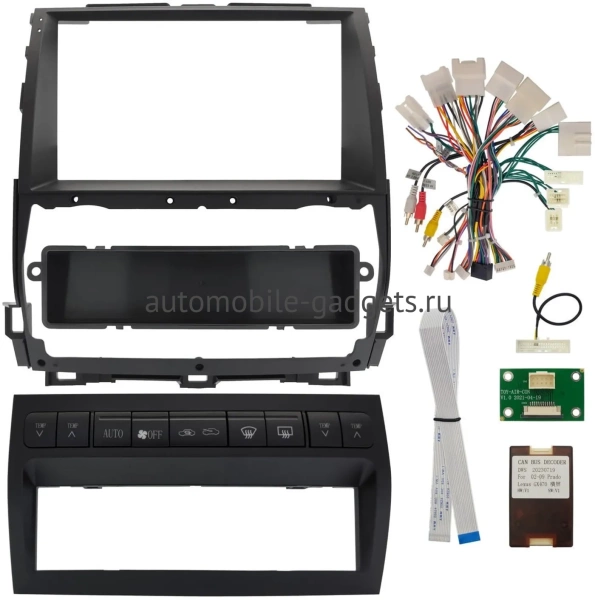 Штатная магнитола Toyota Land Cruiser Prado 120 2002-2009 (для любой комплектации, тип 3) Canbox EVO 2K 5815-9-0262 на Android 14 (4G-SIM, 6/128, DSP, QLed, AI, 360)