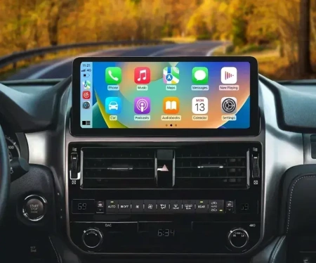 Магнитола для Lexus GX460 2009-2019 Carmedia BNR-16GXMEG12 Android 13, 8ГБ-128ГБ, SIM-слот, CarPlay 