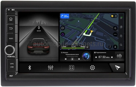 Магнитола в штатное место 2 din Mazda универсальная Canbox M-Line 5601-RP-MZUN-349 на Android 10 (4G-SIM, 2/32, DSP, IPS) С крутилкой