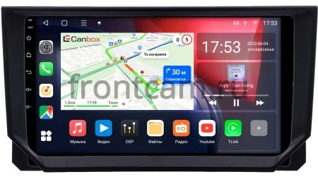 Штатная магнитола Canbox L-Line 4169-9-0888 для Seat Ibiza 5, Arona 2017-2021 на Android 10 (4G-SIM, 2/32, TS18, DSP, QLed)