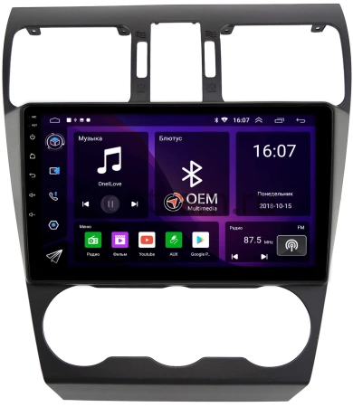 Штатная магнитола Subaru Forester 4 2015-2018, XV, Crosstrek 2015-2017, WRX 2016-2021 Canbox GT9-9036 2/32 Android 10 (IPS, DSP, CarPlay)