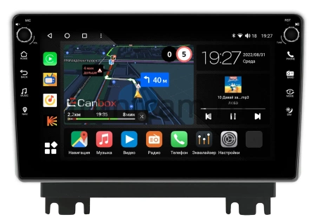 Штатная магнитола Changan Kaicene F70 2019-2024 Canbox M-Line 7805-10-1971 на Android 10 (4G-SIM, 2/32, DSP, QLed) С крутилками
