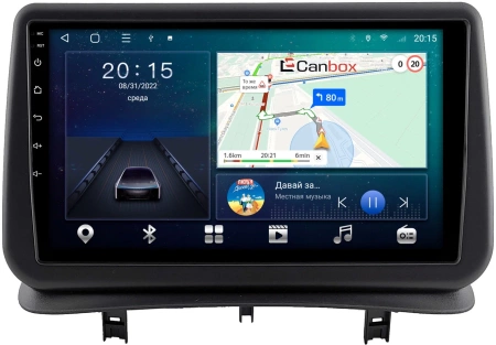 Штатная магнитола Canbox L-Line 4170-10-1406 для Renault Clio 3 (2005-2014) на Android 10 (4G-SIM, 2/32, TS18, DSP, QLed)