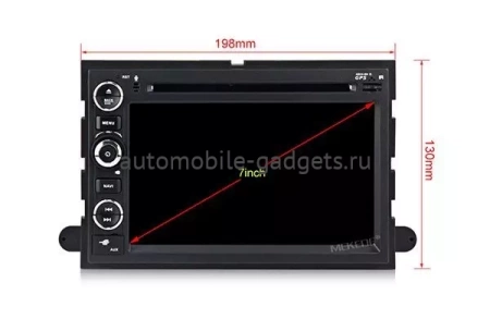 Carmedia MKD-7014-P6 Штатная магнитола для Ford Edge, Expedition, Mustang, F150, Fusion, Explorer, Escape 2003-2014 на Android 10 с 4GB, DSP