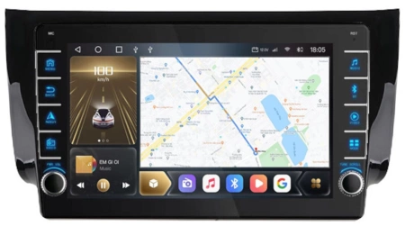 Carmedia OL-1666-1-P (крутилки) штатная магнитола для Nissan Sentra/Sylphy B17 2012-2023, Tiida 2015+ Android 12 c 4GB, DSP, 4G