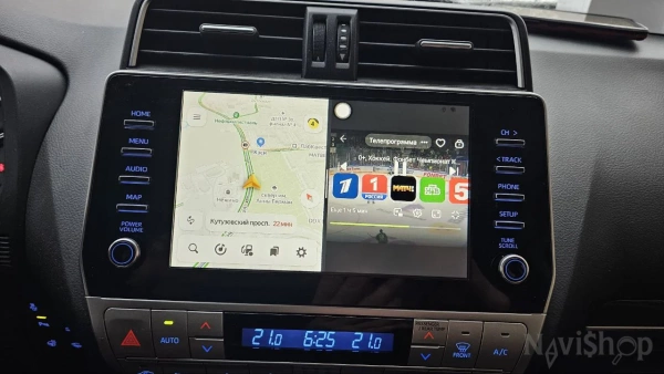 Навигационный блок для Toyota Land Cruiser Prado 150 на штатную магнитолу — NaviPilot CarPlay BOX 12 ULTRA для Toyota Land Cruiser Prado 150