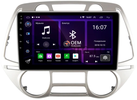 Штатная магнитола Hyundai i20 2008-2012 (с климат-контролем) Canbox RS9-677 1.5/32 Android 10 (IPS, DSP, CarPlay)
