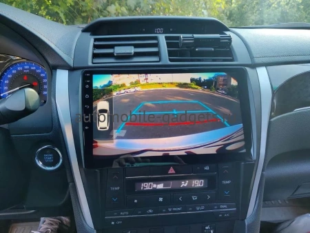 Штатная магнитола Canbox H-Line 3799-1027 для Toyota Camry XV55 2014-2018 (для авто с камерой, JBL) на Android 10 (4G-SIM, 4/64, DSP, QLed)