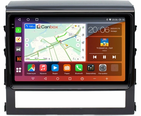 Toyota Land Cruiser 200 2015-2021 Canbox H-Line 2K 4180-9047 на Android 10 (4G-SIM, 4/32, DSP, QLed)