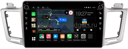 Штатная магнитола Toyota RAV4 4 (XA40) 2012-2019 Canbox M-Line 7805-1060 (для авто без камеры) на Android 10 (4G-SIM, 2/32, DSP, QLed) С крутилками