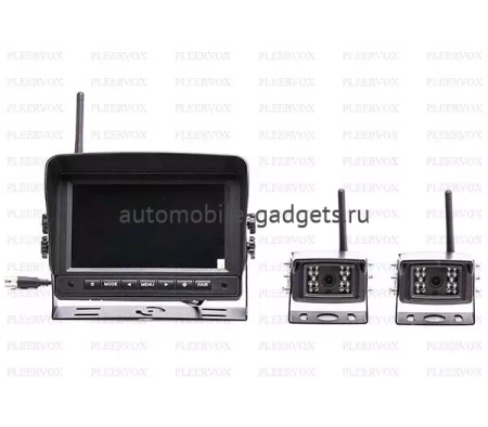 PLEERVOX PLV-TRUCK-WRL02 Беспроводной парковочный комплекс для грузового транспорта и автобусов две камеры