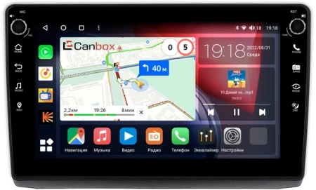 Штатная магнитола Canbox H-Line 7807-10-1422 для Renault Trafic 2 2006-2014 на Android 10 (4G-SIM, 4/64, DSP, QLed) С крутилками