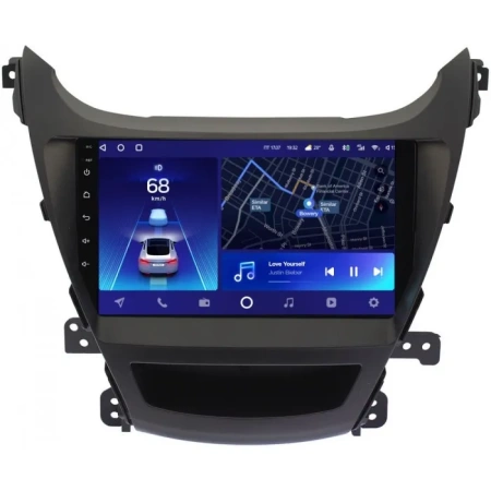 Штатное головное устройство Hyundai Elantra 5 (MD) 2013-2016 Teyes CC3 4/32 9 дюймов RM-9024 для авто с камерой на Android 10 (4G-SIM, DSP, QLed)