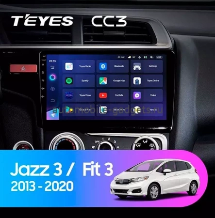 Teyes CC3 360 6/128 RM-10-325 Штатная магнитола для Honda Fit, Jazz 2013-2020 на Android 10 c 6GB, DSP, 4G