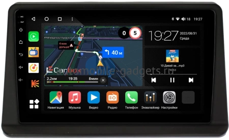 Mitsubishi Pajero 2 1991-2004 (взамен верхнего БК) Canbox M-Line 4544-9-0130 на Android 10 (4G-SIM, 2/32, DSP, QLed)