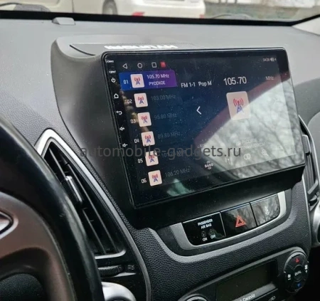 Hyundai ix35, Tucson 2 2009-2015 Canbox L-Line 4170-1043 на Android 10 (4G-SIM, 2/32, TS18, DSP, QLed) (для авто без камеры)