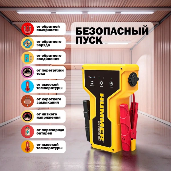 Пуско-зарядное устройство HUMMER H24 ULTRA 27000 mA/ч