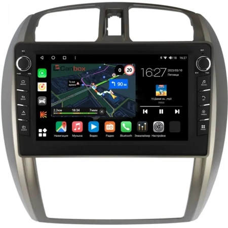 Mazda Familia (Y11) 1999-2008 (для авто с климат-контролем) Canbox M-Line 7831-9-046 на Android 10 (4G-SIM, 2/32, DSP, IPS) С крутилками