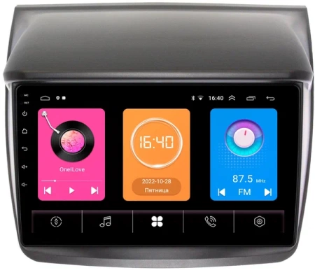Штатная магнитола OEM RK9-9057 для Mitsubishi L200 4, Pajero Sport 2 2008-2016 на Android 10 (CarPlay, AHD, 1/32)