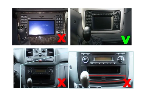 Штатная магнитола Canbox EVO 2K 5832-10-1459 для Mercedes-Benz Viano (w639), Vito 2 (w639) 2003-2006 на Android 14 (4G-SIM, 16/512, DSP, QLed, AI, 360)