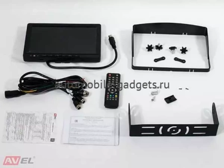 Парковочный монитор с квадратором 9" для грузовиков и автобусов AVS0905DVR