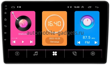Ford Kuga, Fiesta, Fusion, Focus, Mondeo (черная) OEM RK9-9159 на Android 10 (CarPlay, AHD, 1/32)