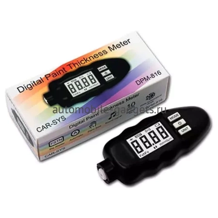 Толщиномер CARSYS DPM-816 Профессиональный толщиномер c датчиком оцинковки и самокалибровкой (с поверкой)