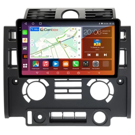 Штатная магнитола Land Rover Defender 2007-2016 Canbox H-Line 2K 4186-9-013 на Android 10 (4G-SIM, 8/256, DSP, QLed)