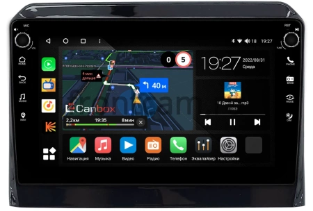 Suzuki Xbee 2017-2024 (глянцевая) Canbox M-Line 7801-9-2106 на Android 10 (4G-SIM, 2/32, DSP, IPS) С крутилками