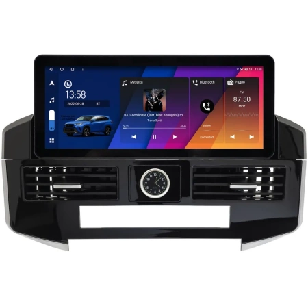 Штатная магнитола Toyota Land Cruiser 200 2013-2015 (Тип B) 12.3 дюйма Canbox H-Line 7819-3044 на Android 10 (4G-SIM, 8/256, DSP, QLed) Audi Style